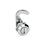 GN 115.8 Zinc Die-Cast Cam Latches with Hook, Operation with Socket Key Finish (Housing collar): CR - Chrome plated finish
Type: SCH - With slot
Identification no.: 1 - Without latch bracket