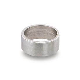 GN 609.5 Stainless Steel Spacer Bushings, for Indexing Plungers / Cam Action Indexing Plungers 