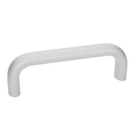 GN 565 Aluminum Cabinet U-Handles, with Tapped Holes Finish: EL - Anodized finish, natural color