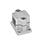 GN 147 Assemblage divisé en aluminium, noix de serrage avec embase, alésage rond ou carré Bildvarianten: V - Carré
Finition: BL - Finition blanc, Finition grenaillée mate