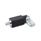 GN 722.1 Steel Cam Action Indexing Plungers, Lock-Out, Weldable Type: A - Square, latch (riveted), assembled