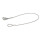 GN 111.2 Stainless Steel AISI 304 Retaining Cables, with Mounting Tabs or Loops Type: E - With 1 mounting tab and 1 loop
Color: BL - Plain finish