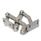 GN 7237 Stainless Steel Multiple-Joint Hinges, Concealed, with Opening Angle of 180° Type: R - Right-hand assembly angle bracket