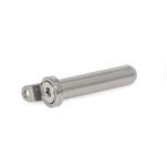 Stainless Steel Quick Release Pins, with Axial Ball Retainer