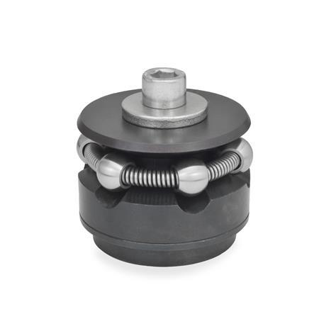 Centering Bore Clamps GN 411.2: Steel