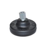 Steel "PolyMount"™ Leveling Mounts, Plastic Base, Tapped Socket Type