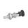 GN 817.8 Stainless Steel Indexing Plungers, Lock-Out and Non Lock-Out, with Removable Pin Material: NI - Stainless steel
Type: CK - Lock-out, with lock nut