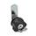 EN 217 Steel Cam Latches / Cam Locks, Operation with Plastic Star Knob Type: A - With straight latch arm
Coding: SL - With lock, lockable by counter-clockwise turn (Keyed differently)