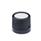 EN 526 Technopolymer Plastic Control Knobs, with Steel Insert Color of the cover cap: DGR - Gray, RAL 7035, matte finish