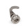 GN 115.8 Stainless Steel Cam Latches with Hook, Operation with Socket Key Type: VDE - With double bit
Material: N - Stainless steel
Identification no.: 1 - Without latch bracket