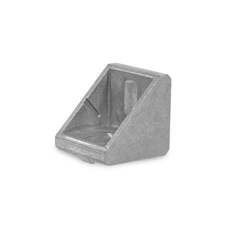GN 30b Aluminum Angle Brackets, for Aluminum Profiles (b-Modular System) Type: A - Without accessory
Finish: AB - Plain finish
Size: 30x30/40x40/45x45