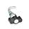 GN 115.8 Zinc Die-Cast Cam Latches with Hook, with Plastic Operating Elements Type: KG - With wing knob
Identification no.: 1 - Without latch bracket
Finish (Housing collar): CR - Chrome plated finish