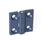 EN 237.1 FDA Compliant Plastic Hinges, Detectable, with Countersunk Bores Type: A - 2x2 bores for countersunk screws
Material / Finish: MDB - Metal detectable, blue, RAL 5001, matte finish