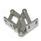 GN 7231 Stainless Steel Multiple-Joint Hinges, Concealed, with Opening Angle of 90° Type: R - Right-hand assembly angle bracket