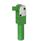 GN 864 Steel Pneumatic Fastening Clamps, with Horizontal Clamping Arm Finish: FG - Polytetrafluorethylene (PTFE), green