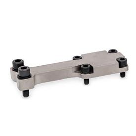 1600 Newton Holding Capacity Metric Size Type AP3 JW Winco Series GN 860 Steel Pneumatic Toggle Clamp with Horizontal Mounting Base and Two Flanged Washers Clamp Size 125 U Bar 1600 Newton Holding Capacity Metric Size Type AP3 JW Winco Series GN 860 Steel Pneumatic Toggle Clamp with Horizontal Mounting Base and Two Flanged Washers Clamp Size 125 U Bar