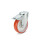 EN 22882 Steel / Stainless Steel Medium Duty Casters, Polyurethane Wheel Tread, Polyamide Wheel Core, Light Version Bearing type: K - Ball bearing
Bracket type: RF - Swivel bracket with center hole, with total lock brake
Coding: L - Light version
Bracket material: ST - Steel sheet metal, zinc plated