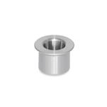 Steel Press-Fit Guide Bushings, with Flange, with Conical Bore, for GN 817.5 Indexing Plungers