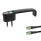 GN 422 Jaladeras en "U" para gabinete en zinc fundido a presión / con luz indicadora, con función de conmutación de potencia, con cable de PUR Tipo: RO - Botón, cierre, sin LED
Tipo: TK - Botón, con LED, rojo / verde (bicolor)
Tipo de conexión: S025 - Cable con enchufe, 0.25 m
Acabado: SW - Negro, RAL 9005, acabado texturizado