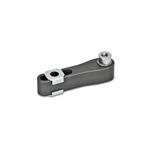 Aluminum Clamping Arms, with Slotted Hole, for GN 875 / GN 876 Pneumatic Swing Clamps