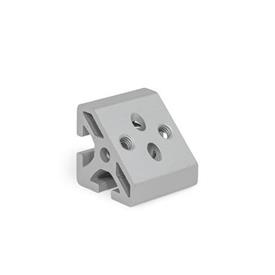 GN 32i Aluminum Angle Connectors, for Aluminum Profiles (i-Modular System), Corner Installation Bildvarianten: 30/40