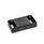 GN 4470 Zinc Die-Cast Magnetic Catches, with Rubberized Magnetic Surface Type: C2 - Magnetic surface side, with slotted hole
Identification: W - Without strike plate
Finish: SW - Black, RAL 9005, textured finish