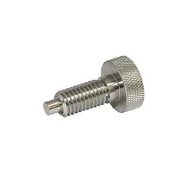 HRSP Steel Hand Retractable Spring Plungers, Non Lock-Out, with Knurled Handle Type: ST - Steel