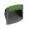 EN 733 Plastic Gripping Trays, Screw-In Type, Ergostyle® Type: O - Without closing flap
Color of the cover: DGN - Green, RAL 6017, matte finish
