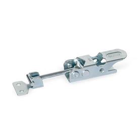 GN 761 Steel / Stainless Steel Toggle Latches, without Safety Mechanism Type: T - T-head latch bolt, with catch<br />Material: ST - Steel