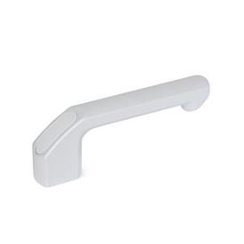 GN 559 Aluminum Cabinet / Door Handles, with Tapped or Counterbored Through Holes Type: C - Open-end type, mounting from the operator's side<br />Finish: SR - Silver, RAL 9006, textured finish