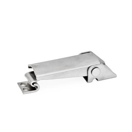 GN 831 Steel / Stainless Steel Toggle Latches Material: NI - Stainless steel
Type: A - Without safety catch
Identification No.: 1 - Long type