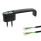 GN 422 Jaladeras en "U" para gabinete en zinc fundido a presión / con luz indicadora, con función de conmutación de potencia, con cable de PUR Tipo: RO - Botón, cierre, sin LED
Tipo: LK - Luz indicadora LED, rojo / verde (bicolor) (sin función de interruptor)
Tipo de conexión: K2 - Cable, extremo abierto, 2 m
Acabado: SW - Negro, RAL 9005, acabado texturizado
