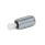 GN 713 Posicionadores con empujador lateral de acero, pasador de presión de acero / plástico Tipo: KB - Perno de presión de plástico, con sello