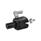 GN 487 Aluminum Swivel Ball Joint Mounting Clamps Type: W - With bolt
Coding: S - Ball element with external thread
Identification no.: 1 - Clamping with adjustable lever
Finish: ES - Anodized finish, black