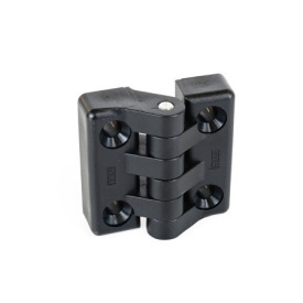  C Plastic Hinges Type: C - 2x2 bores for countersunk screws