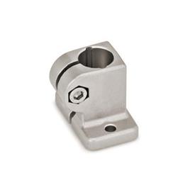 GN 162.3 Stainless Steel Base Plate Connector Clamps, with 2 Mounting Holes 