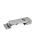 GN 821 Steel / Stainless Steel, Zinc Plated Toggle Latches Type: S - With safety catch
Material: NI - Stainless steel
Identification No.: 2 - Short type