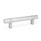 GN 333.3 Aluminum Tubular Handles, Zinc Die-Cast Movable Straight Handle Legs Finish: ELG - Anodized finish, natural color