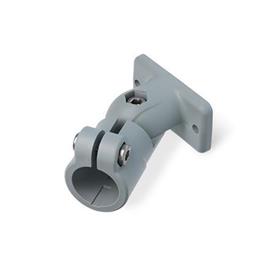 EN 282.9 Plastic Swivel Clamp Connector Joints Color: GR - Gray, RAL 7040, matte finish<br />x<sub>1</sub>: 40