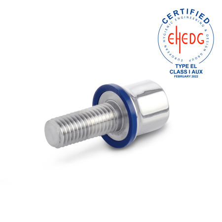 Hex Head Screws GN 1580: Stainless Steel, Hygienic Design