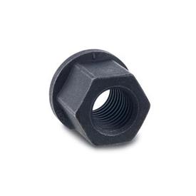 DIN 6331 Steel Hex Nuts, with Flange 