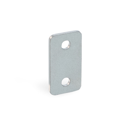 GN 4490.2 Plaques de montage en inox, pour les supports pour les loqueteaux à billes GN 4490 Type: F - Plat