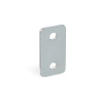 Plaques de montage en inox, pour les supports pour les loqueteaux à billes GN 4490