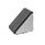 GN 30i Zinc Die-Cast Angle Brackets, for Aluminum Profiles (i-Modular System), with Accessory Type: C - With fastening set and cover cap
Bildvarianten: 80x80