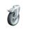  LKRA-TPA Rodajas giratorias de acero de servicio ligero, con ruedas de caucho termoplástico y ajuste con agujero para perno, serie de soportes pesados Type: G-FI - Cojinete liso con freno «stop-fix»