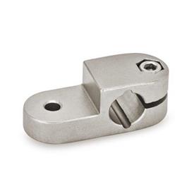 GN 277 Stainless Steel Swivel Clamp Connectors Material: NI - Stainless steel