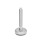 GN 31 Metric Thread, Stainless Steel Leveling Feet, Tapped Socket or Threaded Stud Type, with Rubber Pad Type (Base): B3 - Matte shot-blasted finish, rubber pad vulcanized, black
Version (Stud / Socket): V - Without nut, external hex at the top, wrench flat at the bottom