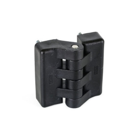  C Plastic Hinges Type: D - 2x2 threaded studs