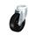  LKRA-POA Steel, Black Nylon Wheel Swivel Casters with Bolt Hole Mounting, Heavy Duty Bracket Series Type: G - Plain bearing