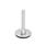 GN 44 Stainless Steel AISI 316L Leveling Feet, Threaded Stud Type Type (Base): D3 - With rubber pad, vulcanized, black
Version (Stud): S - Without nut, external hex at the bottom
